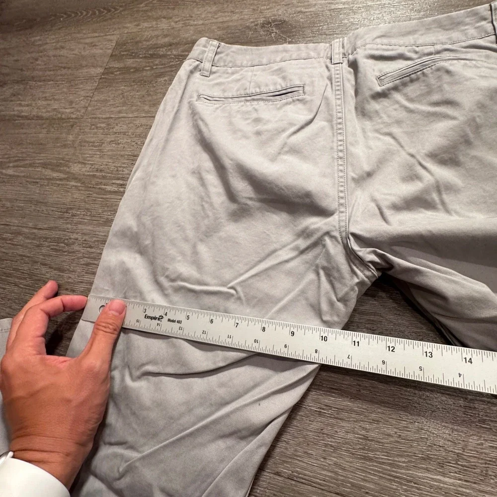 Bonobos Pants Mens 32 Gray 100% Cotton Slim Chino Preppy Quiet Luxury 32x31